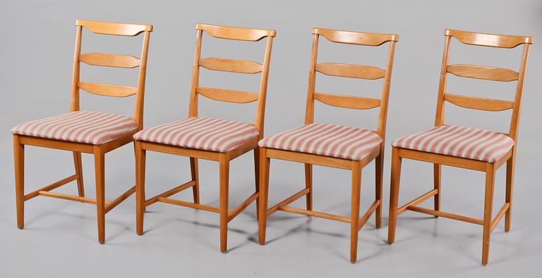 STOLAR, 4 st, "Vapensmeden", Carl Malmsten, 1900-talets andra hälft.