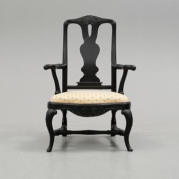 KARMSTOL, senbarock, 1700-tal.