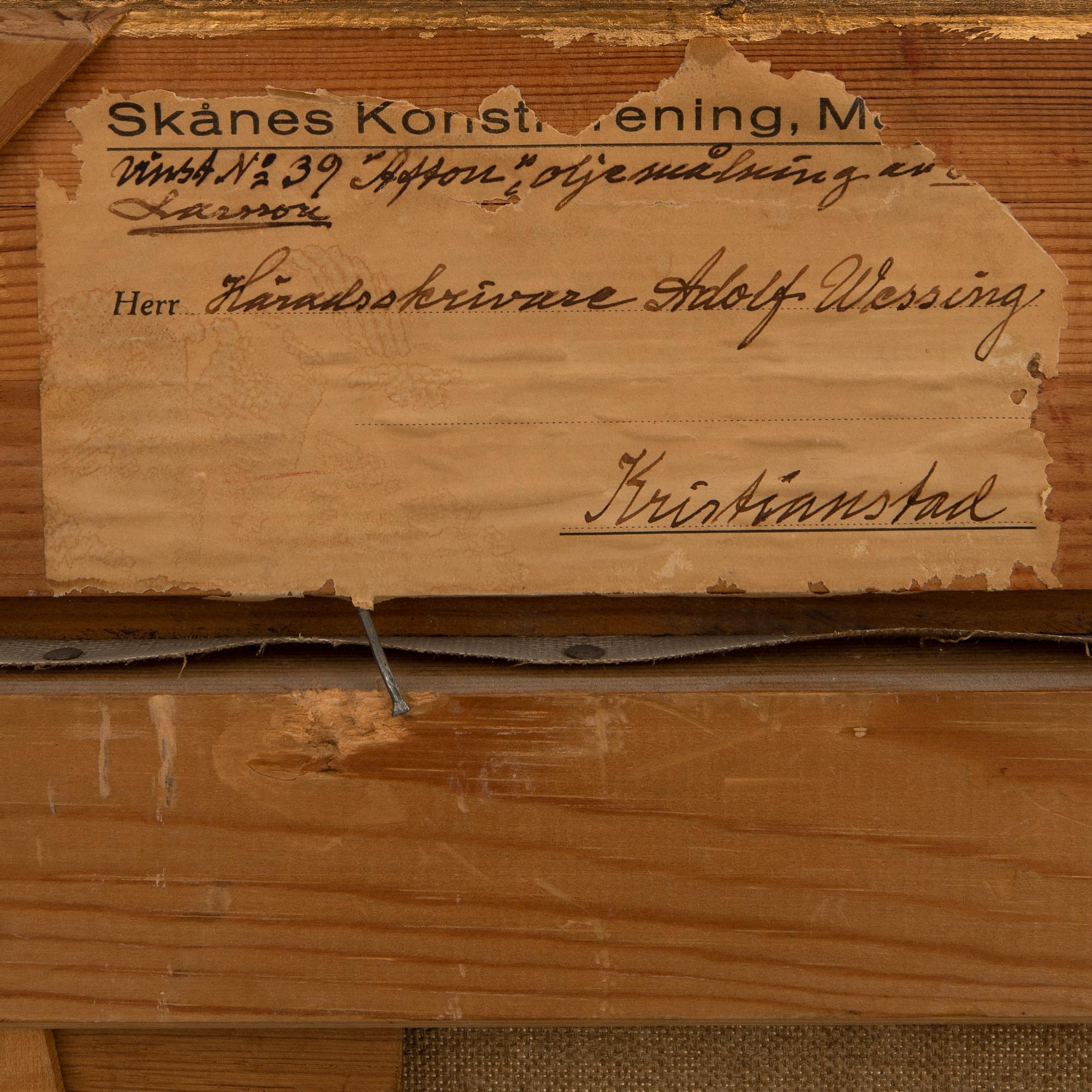 Albert Larsson,  "Afton".