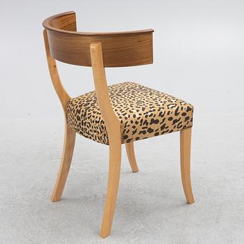 Josef Frank, a beech and walnut chair, model B 300, Svenskt Tenn, the model designed in 1925.