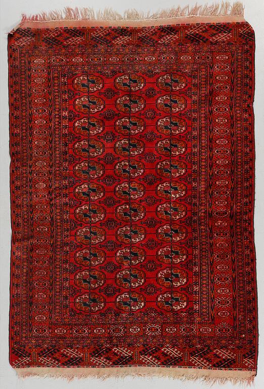 CARPET, Turkmen, Bocchara, semiantik, 185x130 cm.