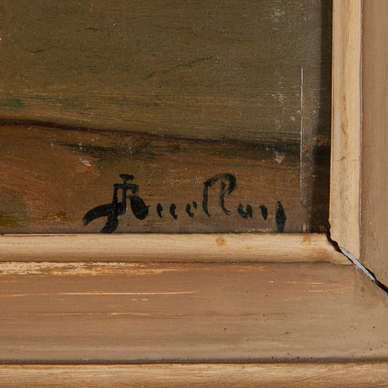 OKÄND KONSTNÄR, otydlig signering, 1800-talets senare hälft.