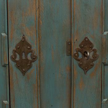 A 18th century baroque cabinet.