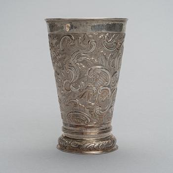 KANNNELLINENPIKARI, hopeaa, Venäjä, Moskova 1770-80-luku, Timofei Silujanov, paino 392 g.