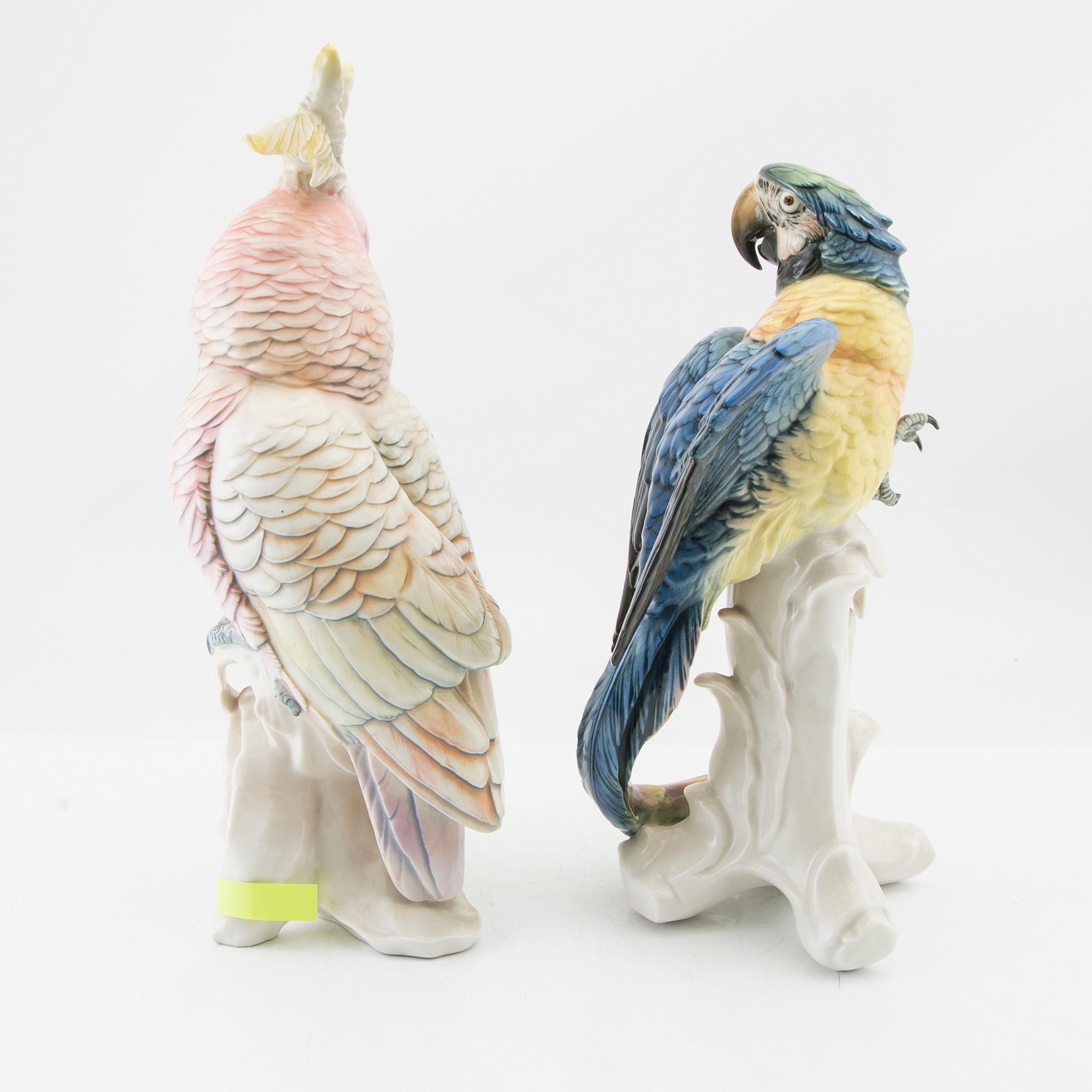 Figuriner ett par Rudolstadt 1900-talets första hälft porslin.