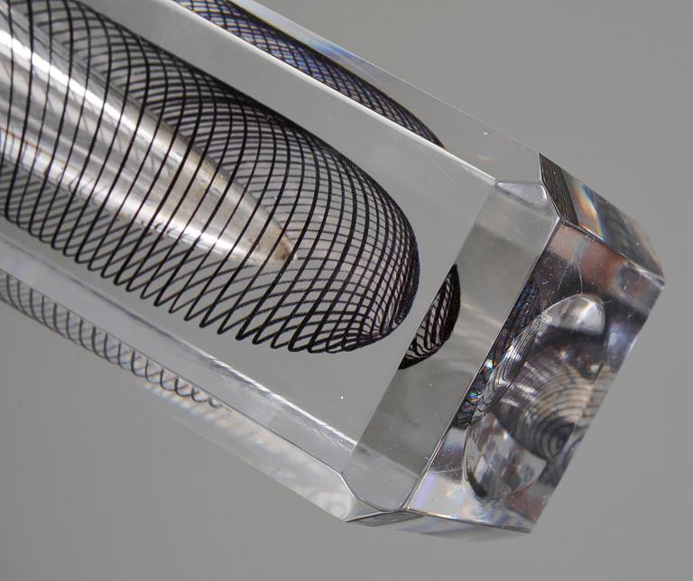 VAS, glas, Vicke Lindstrand, Kosta, signerad, 1900-tal.