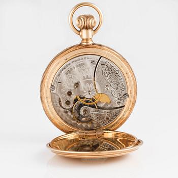 FICKUR, 14 K guld, American Waltham Watch Co, 1900-talets första hälft. Vikt 62 g.