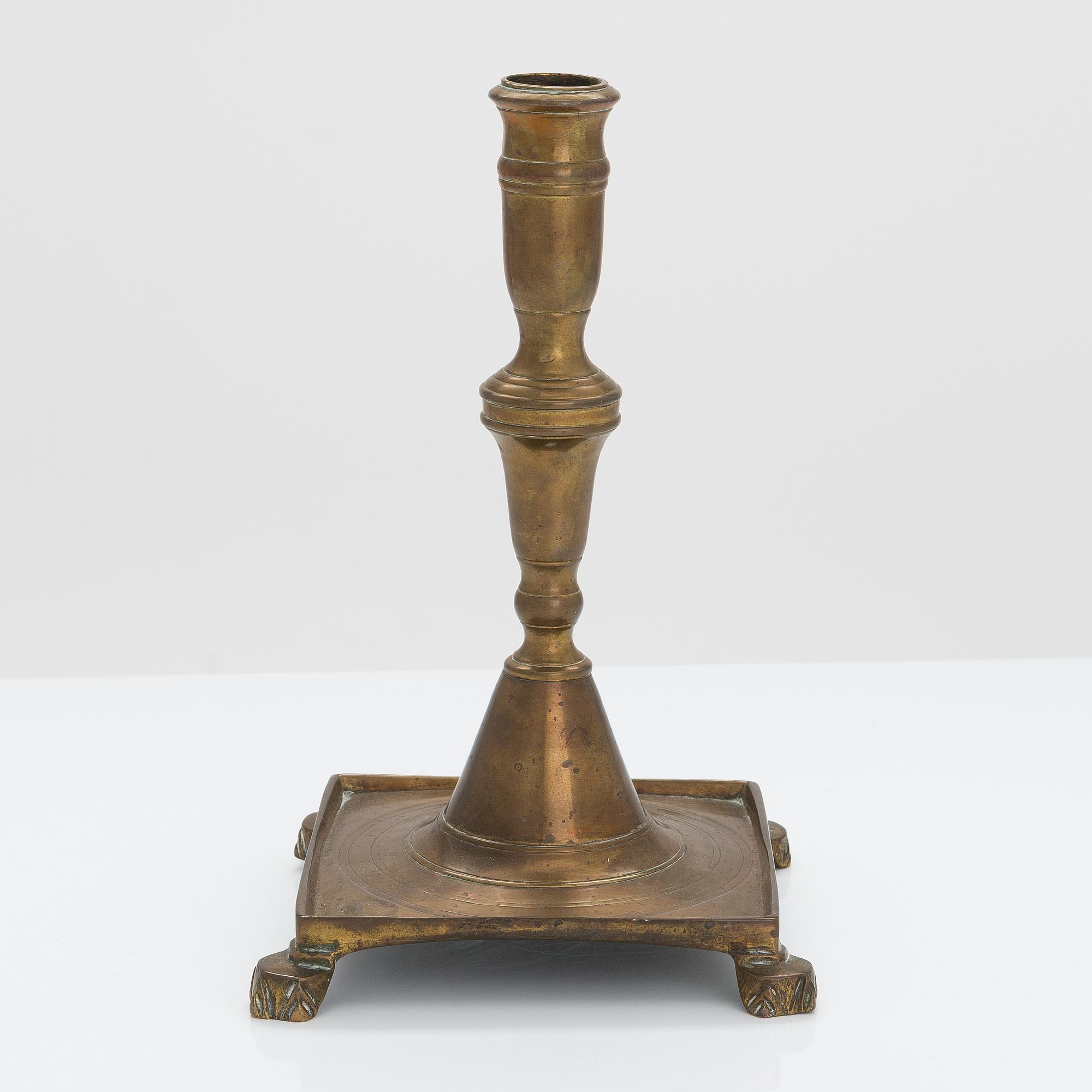 A 17th century candlestick, Spain.