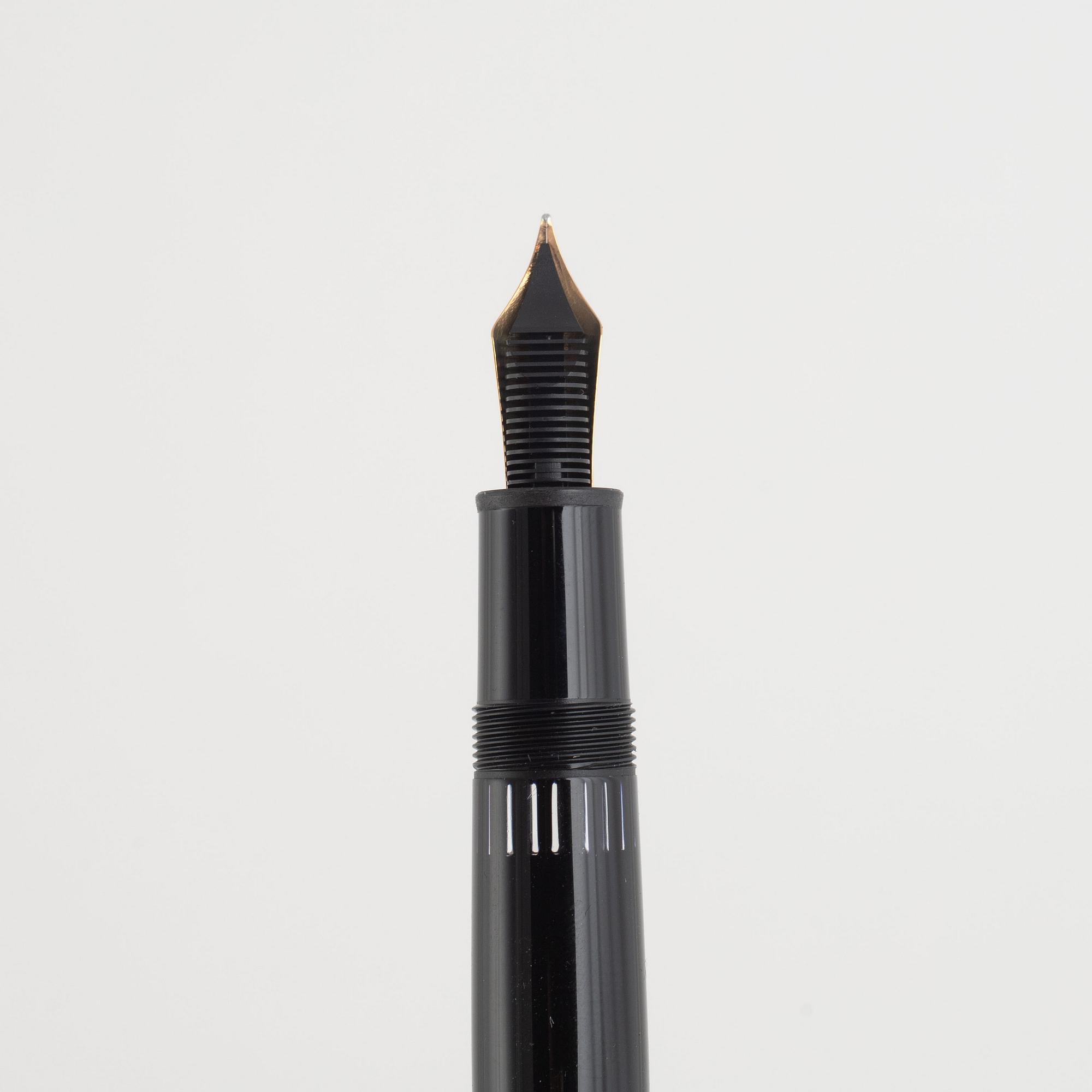 A Mont Blanc Fountain Pen.