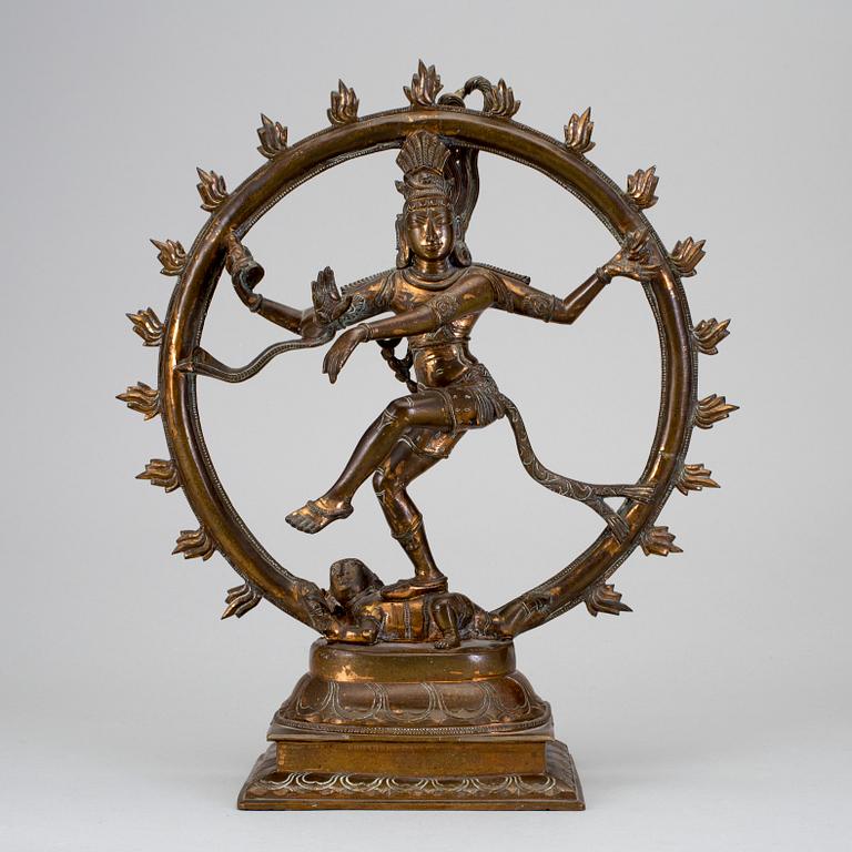 A 20th century indian bronze sculpture.