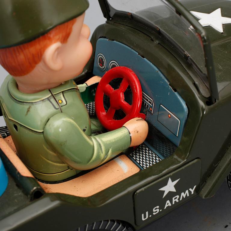 LEKSAKSBILAR, 4 st, bla Lego och Modern Toys, 1900-talets andra hälft.