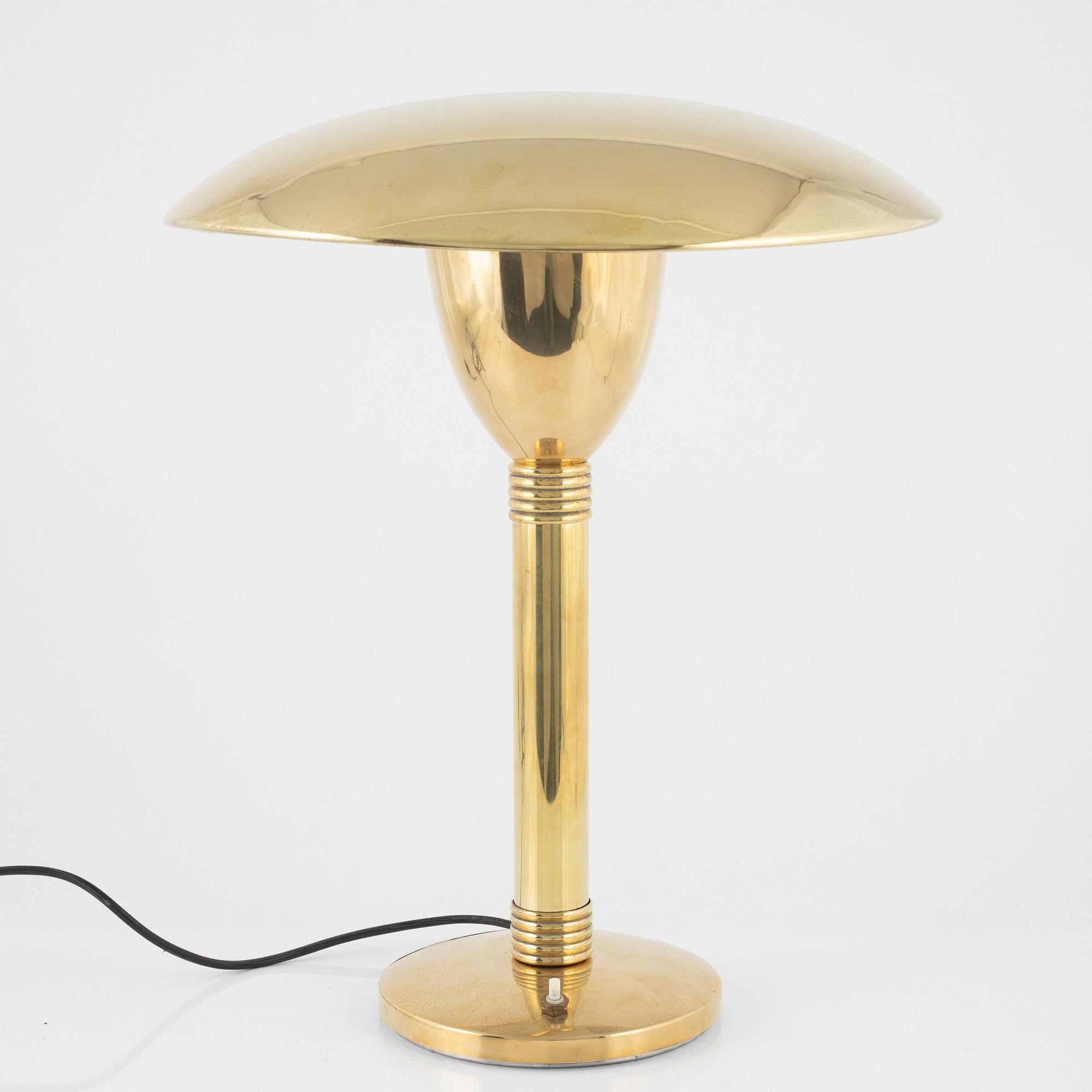 Gaetano Sciolari, a brass table lamp, Italy, second half of the 20th Century.