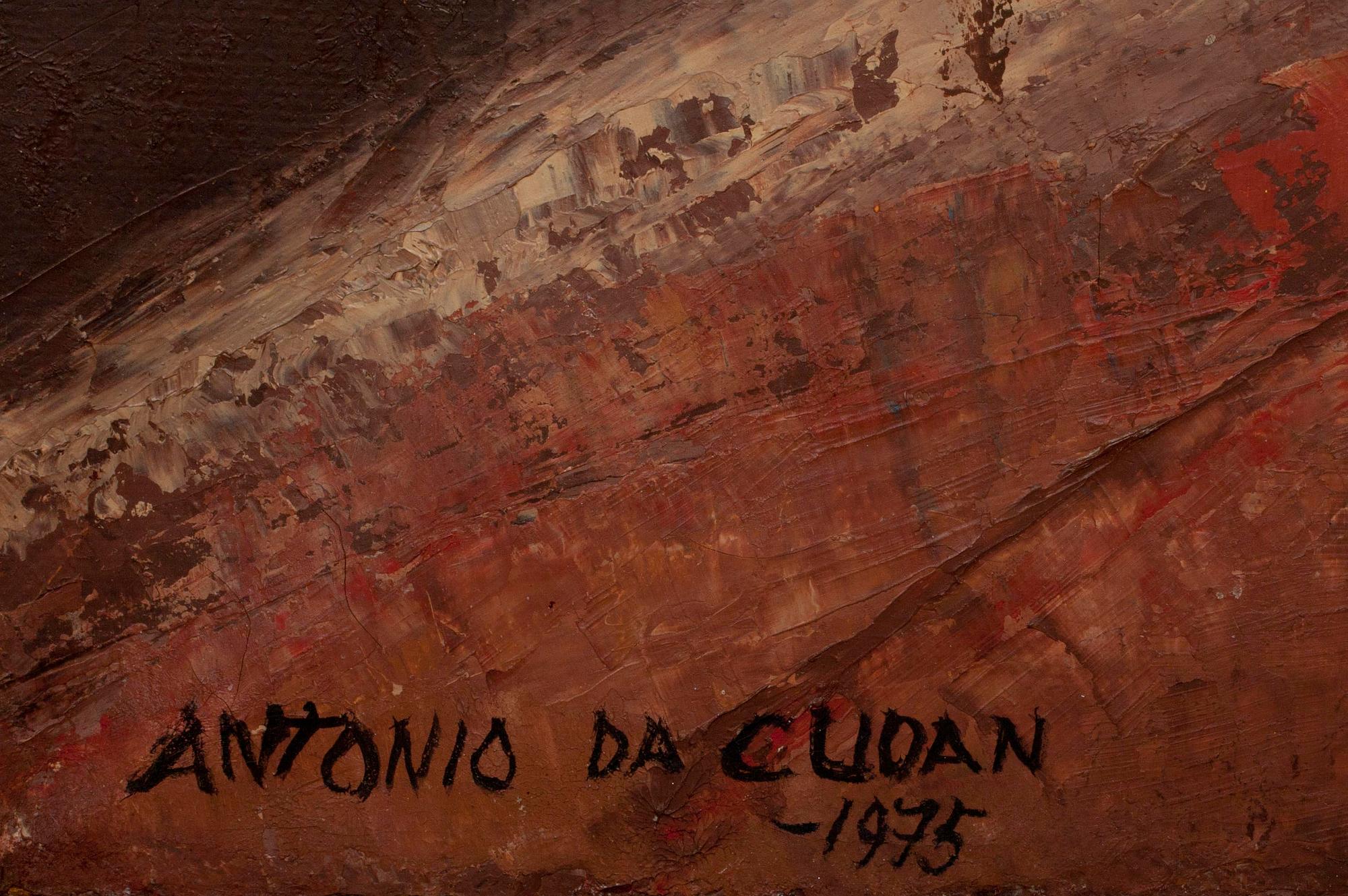 ANTONIO DA CUDAN, öljy kankaalle, signeerattu ja päivätty 1975.