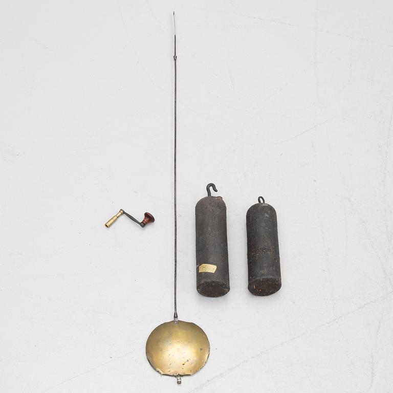 Golvur,  av Johan Fredrik Adamsson (.1729-1789 mästare i Karlskona 1758) Rokoko,