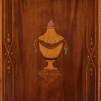 A Gustavian commode by N P Stenström (master in Stockholm 1781-1790), late 18th century, not signed.