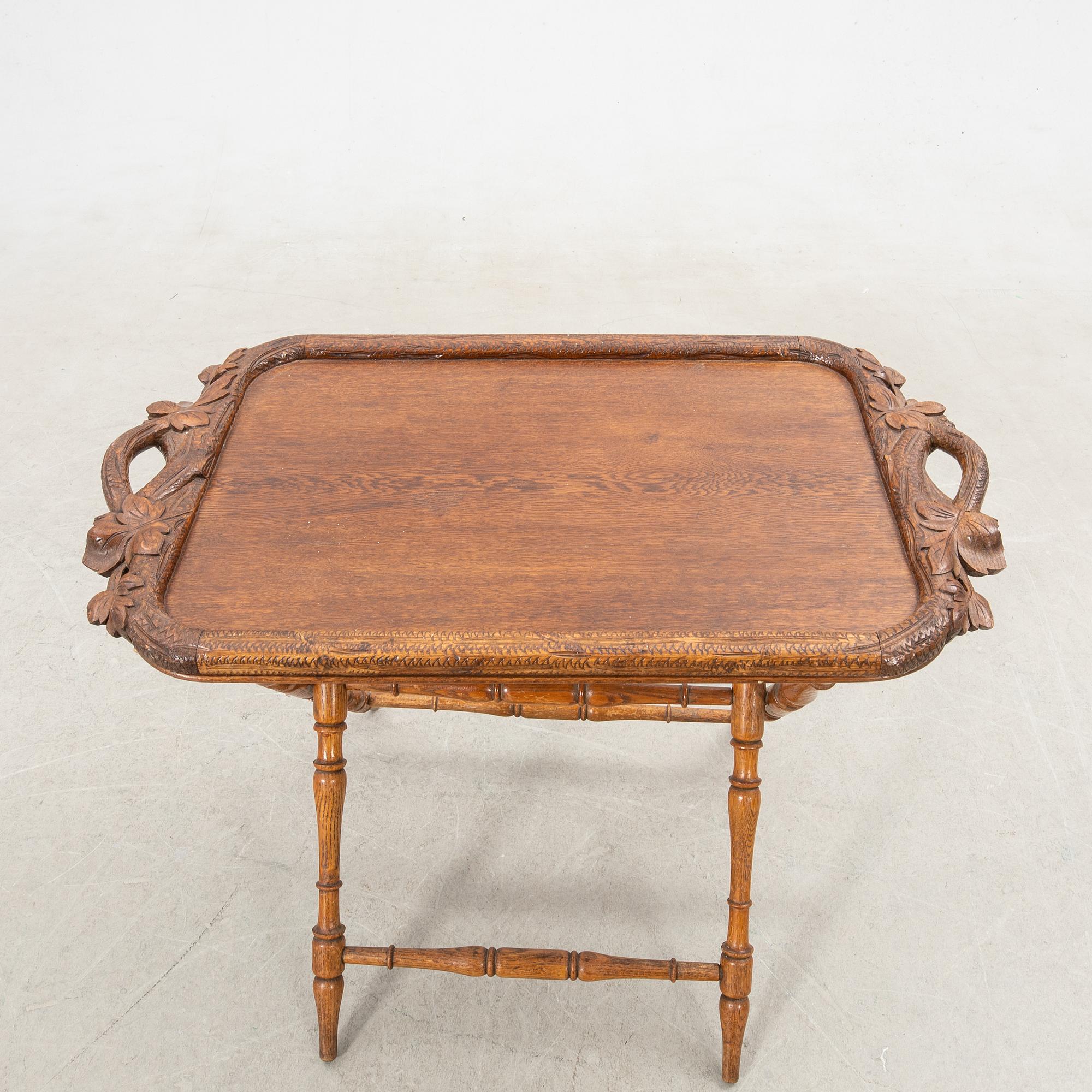 Tray with stand circa 1900.