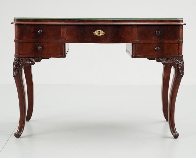DAMSKRIVBORD/TOILETTEBORD, nyrokoko, 1800-talets andra hälft.