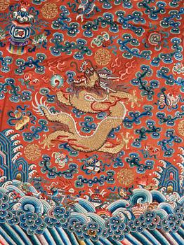 ROCK, broderat siden. Qingdynastin, 1800-tal.