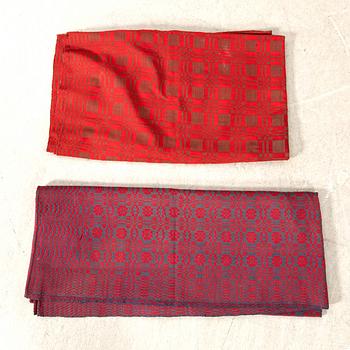 Stone tablecloths 3 pcs early 20th century, approximately 167x135 cm, 170x140 cm, and 172x150 cm.