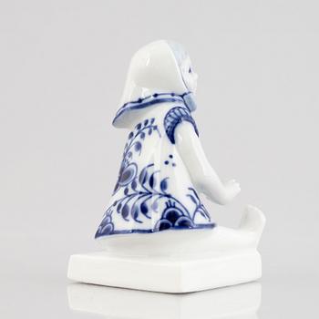 Hanne Varming, a porcelain figurine, Royal Copenhagen, "Blue Fluted", model 4793, 1969-73.