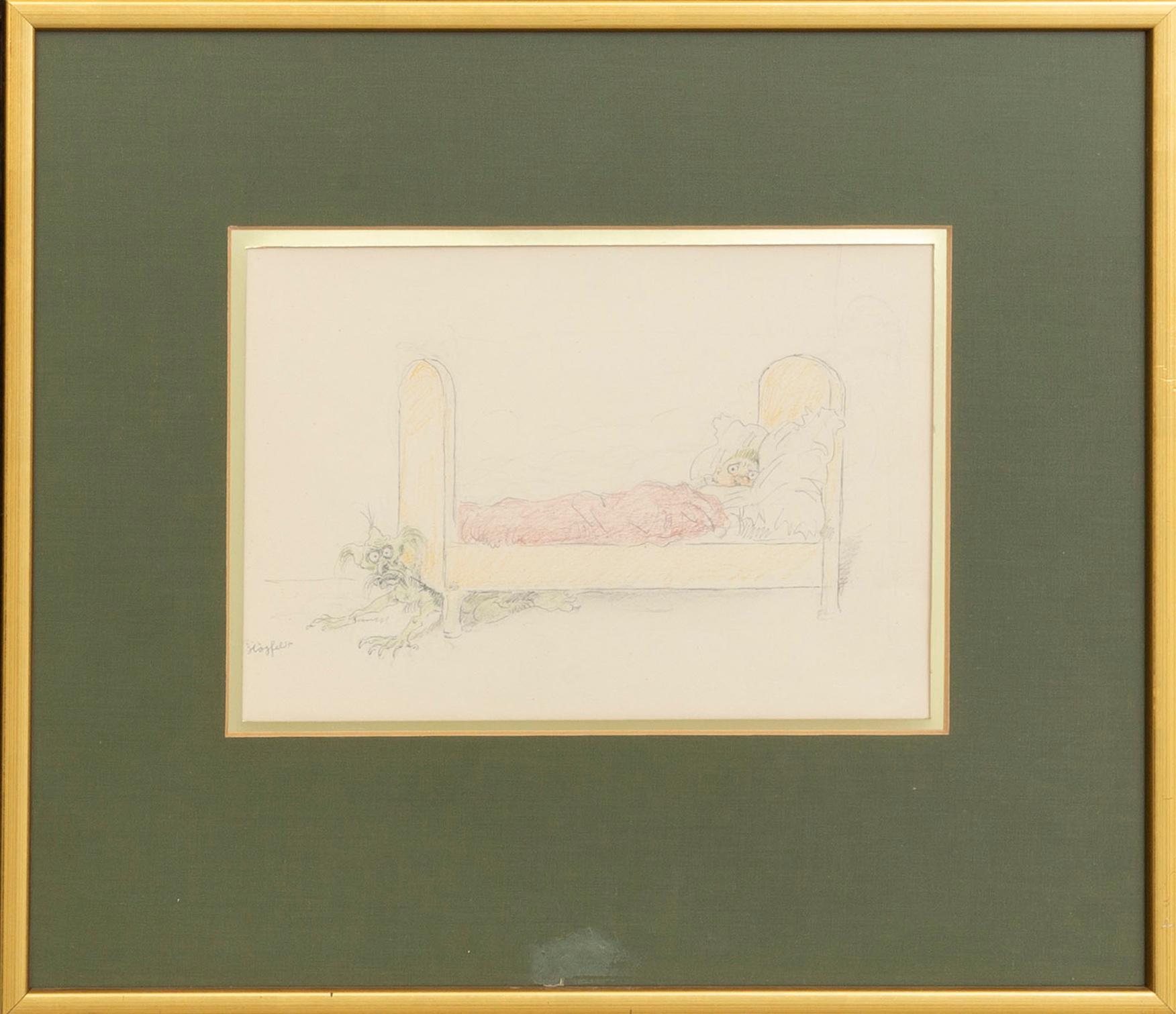 ROBERT HÖGFELDT, 3 mixed media signed.