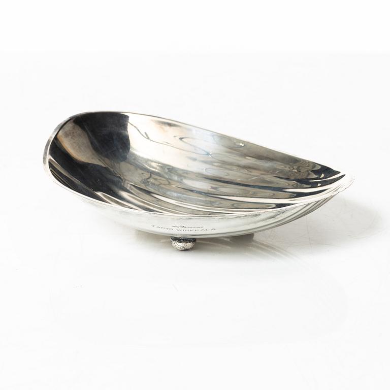 Tapio Wirkkala, a silver bowl, Hopeatehdas Oy Helsinki 1960.
