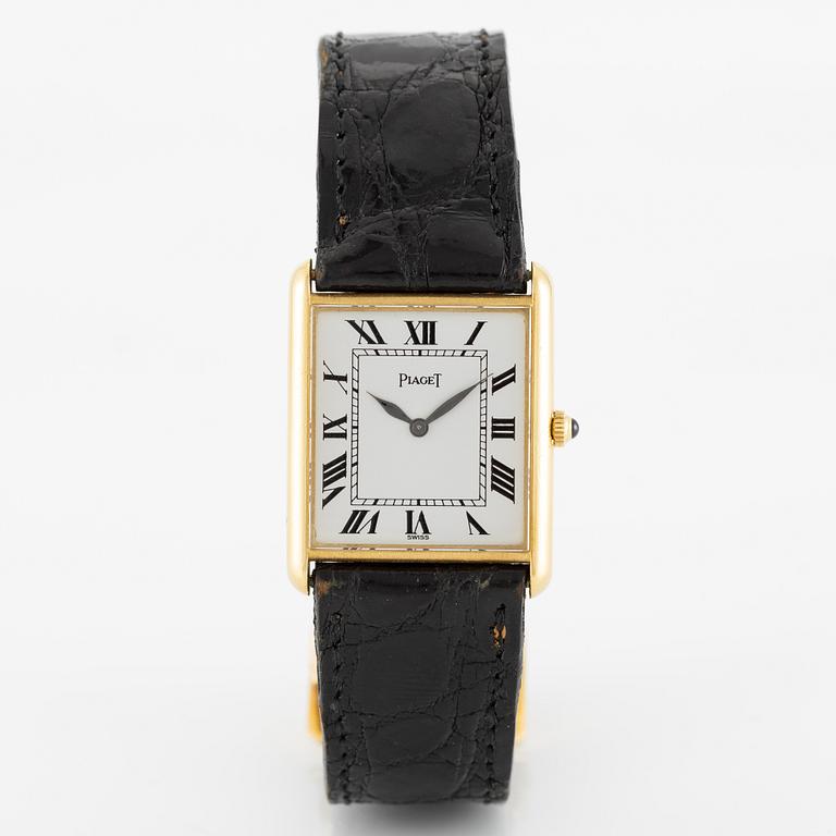 Piaget, "Tank", wristwatch, 23 x 29.5 mm.
