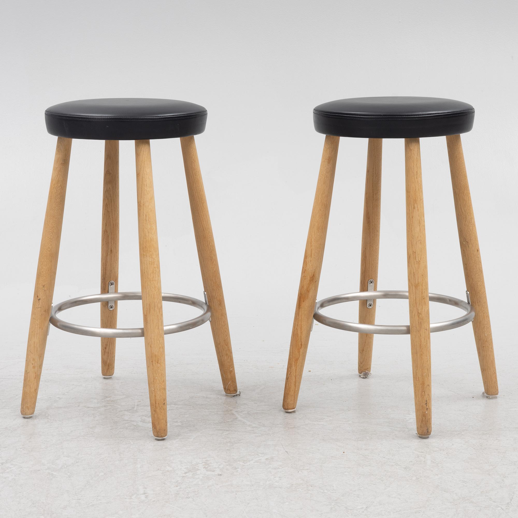 Hans J Wegner, barpallar, ett par, Carl Hansen & Son.