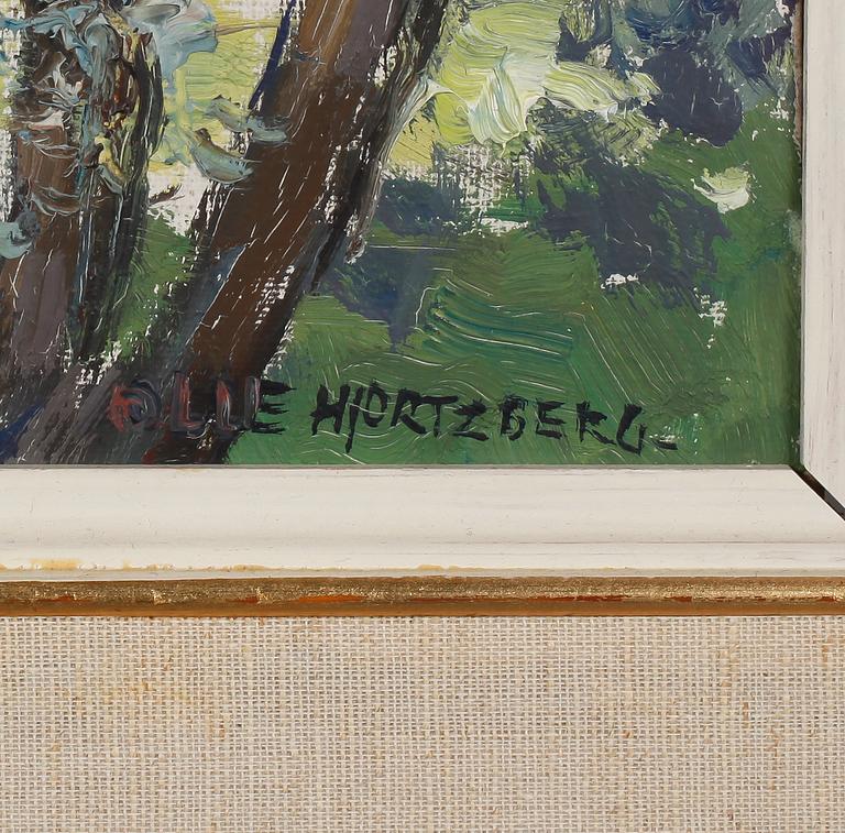OLLE HJORTZBERG, olja på duk, signerad.