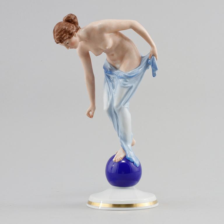 FIGURIN, porslin, Ernst Wenck, Rosenthal, 1900-talets första hälft.