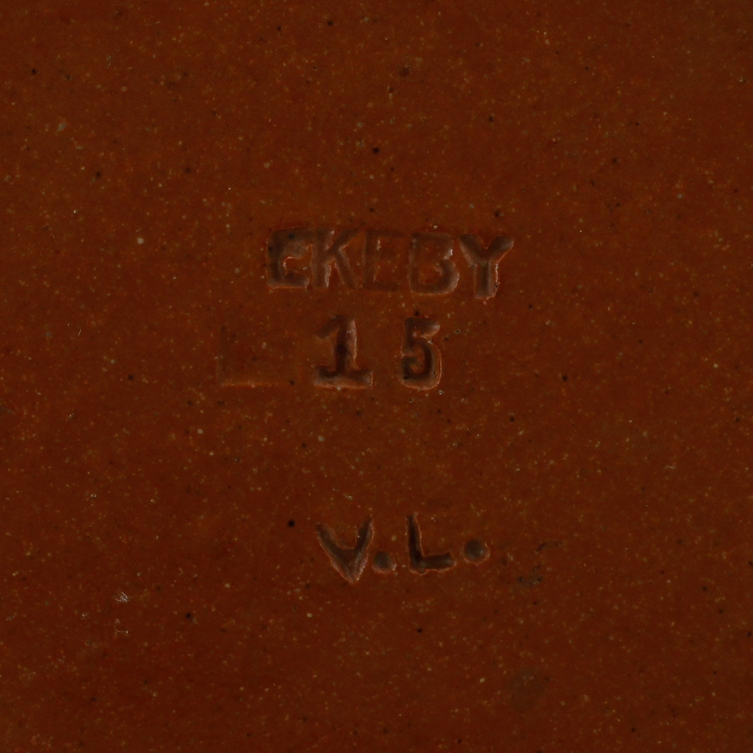 GOLVVAS, Vicke Lindstrand, Upsala-Ekeby, omkring 1900-talets mitt.