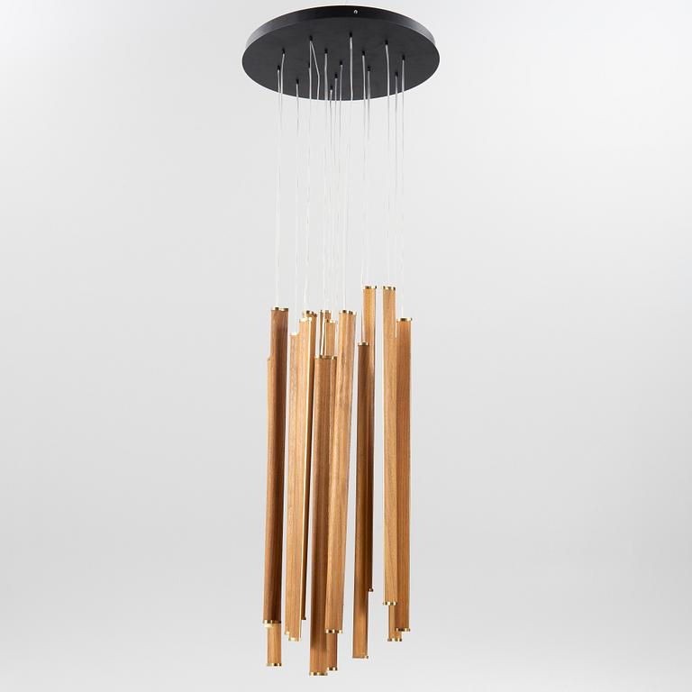 Giorgetti R&D, a 'Leaf' ceiling lamp, 2010s.