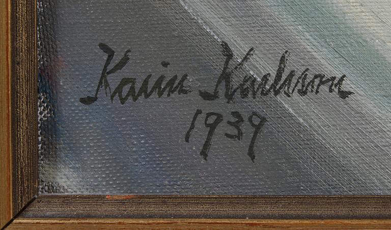 KARIN KARLSSON, olja på duk, sign o dat 1939.