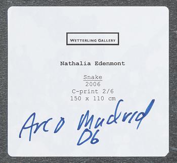 Nathalia Edenmont, "Snakes", 2006.