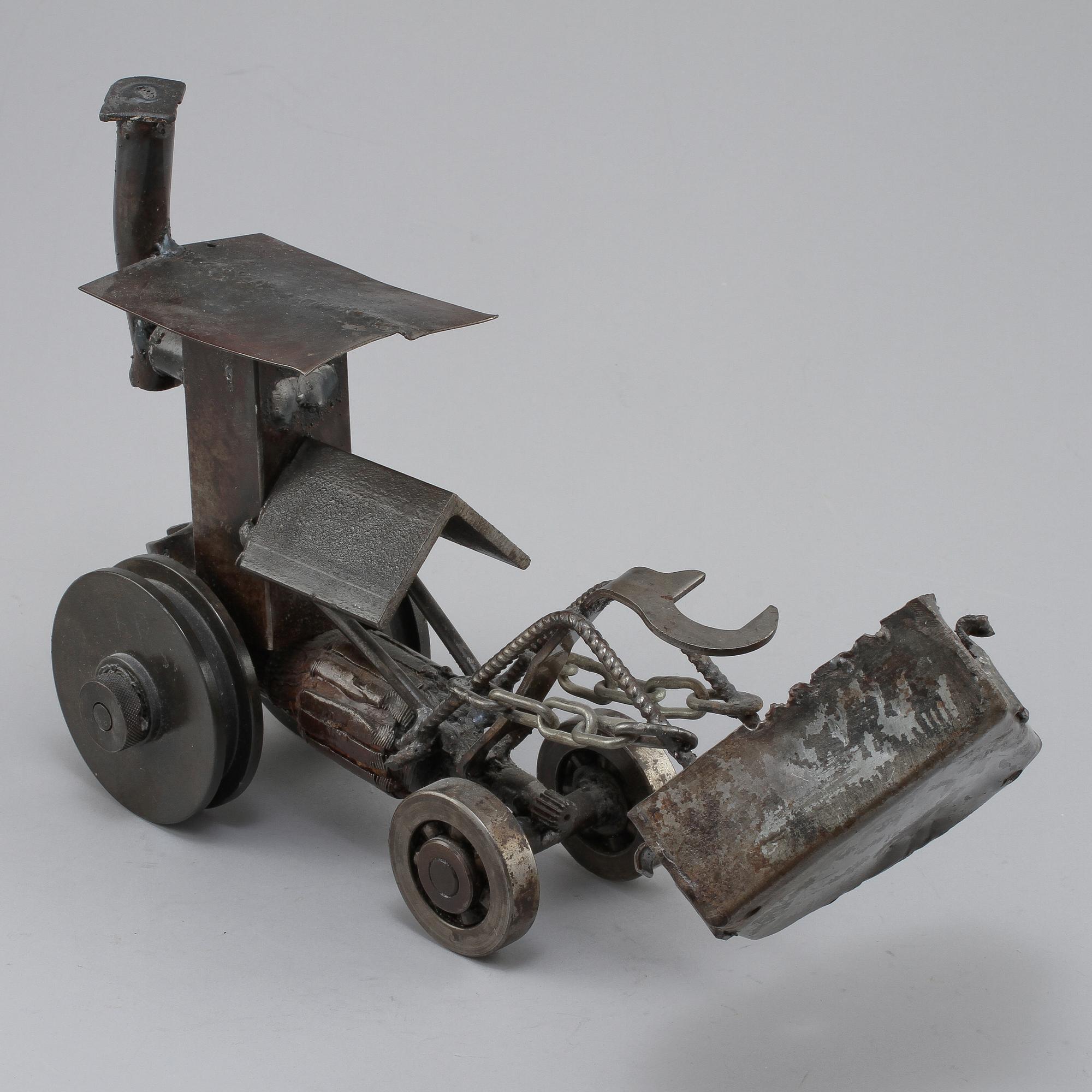 BOB PASTERKAMP, skulptur, metall, signerad och daterad 87 ?.