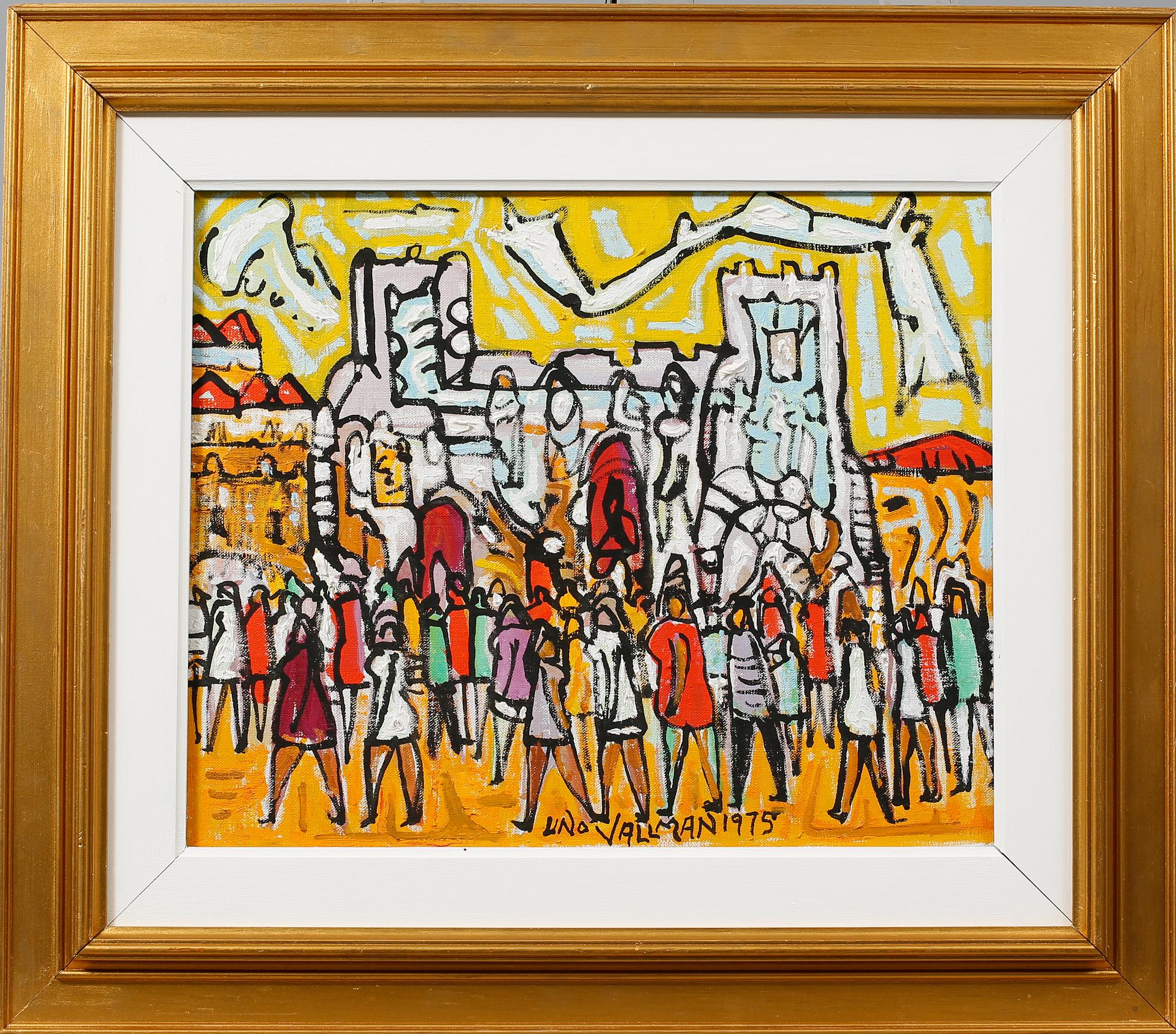 UNO VALLMAN, olja på duk, signerad och daterad 1975.