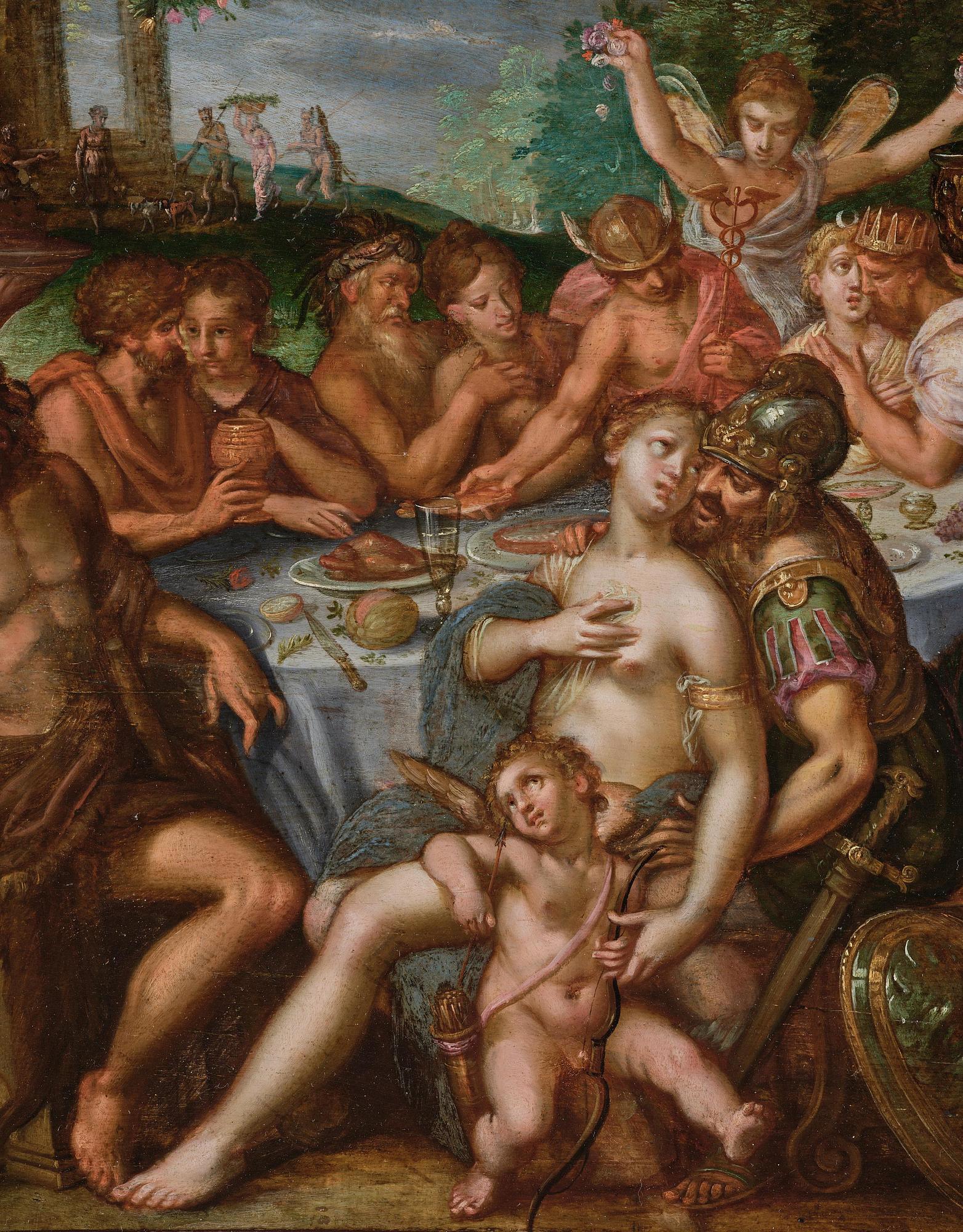 Frans Badens, attributed to, Bacchanal.