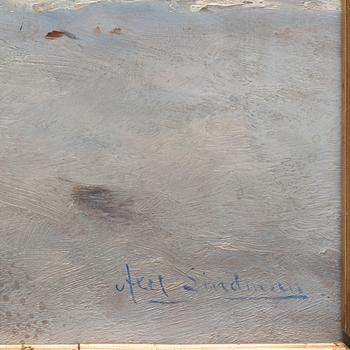 Axel Lindman, Vinterlandskap.