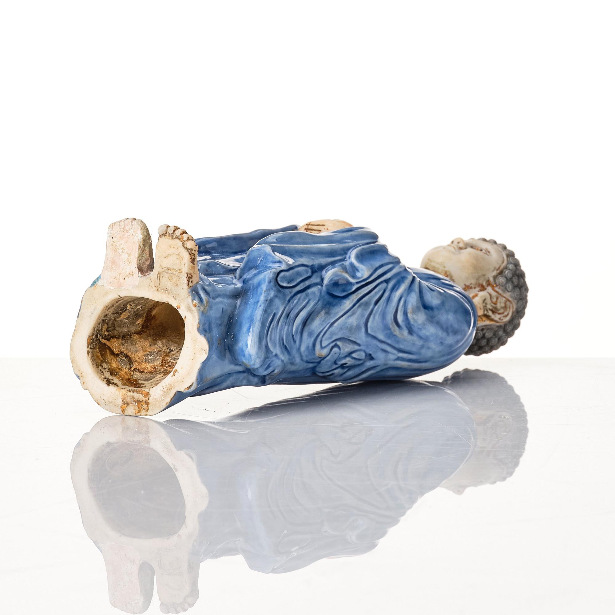Figurin, biskviporslin. Qingdynastin, 1700-tal.