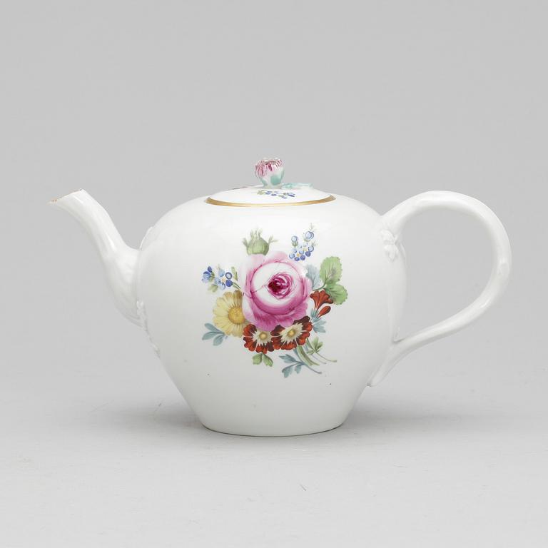 TEKANNA, porslin, Meissen, 18/1900-tal.