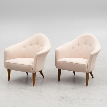 Kerstin Hörlin-Holmquist, armchairs, a pair, "Little Adam" from the series "Paradiset", Nordiska Kompaniet.