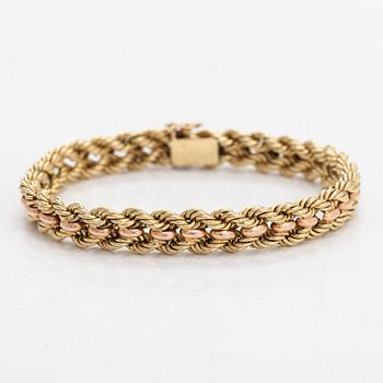 Armband, 14K guld. Utländska stämplar.