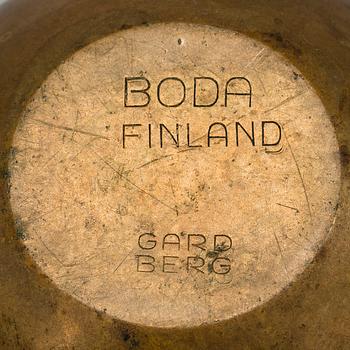BERTEL GARDBERG, MORTEL. Sign. Gardberg Boda Finland 1956.