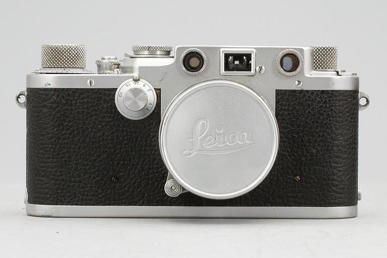 KAMERA, Leica IIIf, nr. 638458, Wetzlar, Tyskland, 1952-53.