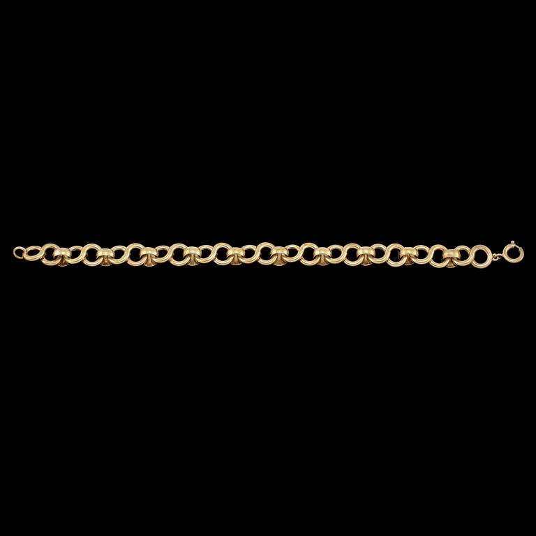 ARMLÄNK, silver, Göteborg, 1950. Vikt 33 g.