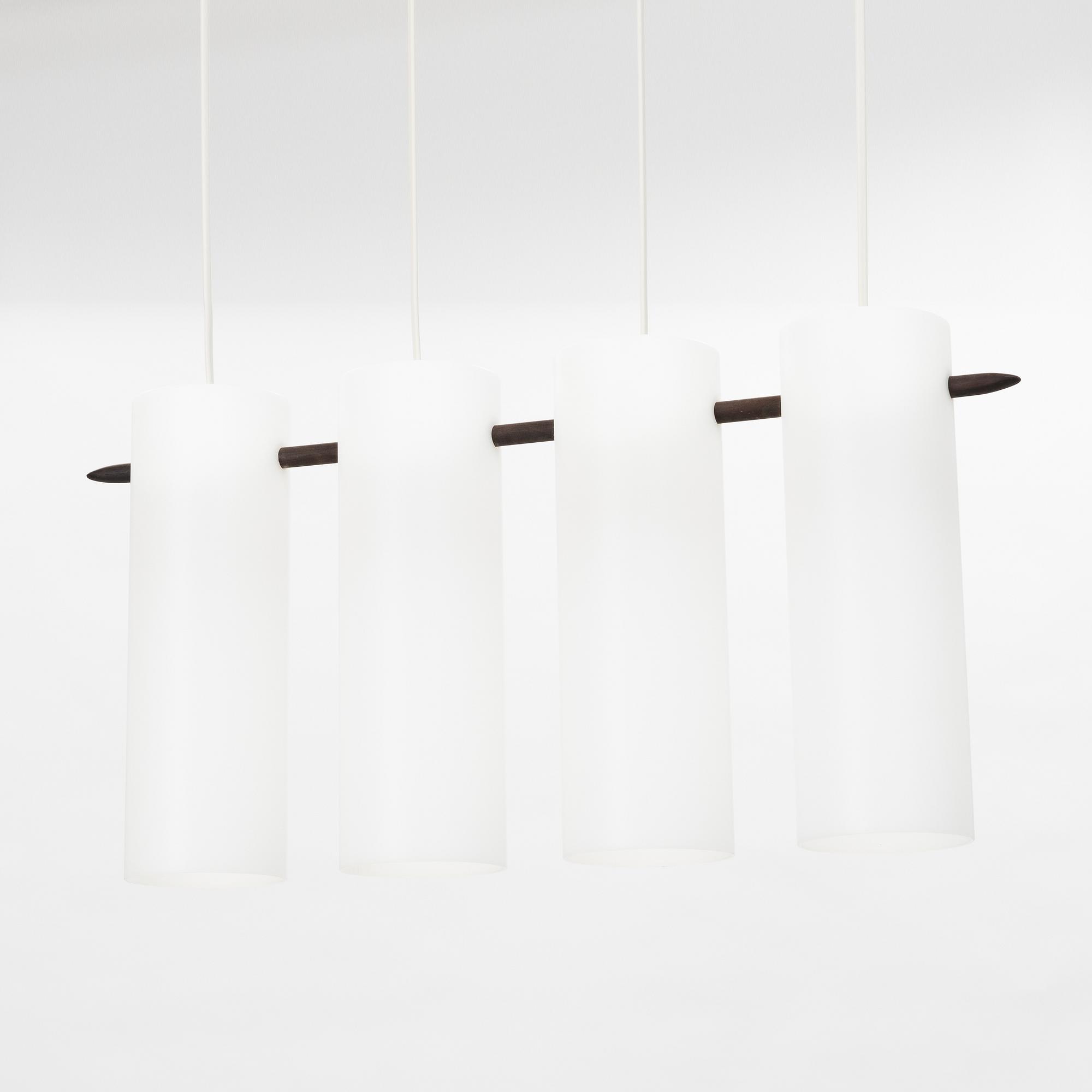 Uno & Östen Kristiansson, a model 538 ceiling light, Luxus, Vittsjö.