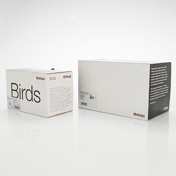 Oiva Toikka, An annual bird and egg 2013, 'Mistle Trush', signed O. Toikka Nuutajärvi 2013.