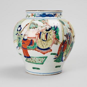 KRUKA, porslin. Kina. Sen Qing.