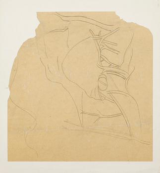 LEANDER ENGSTRÖM, 3 st blyertsteckningar, osignerade.