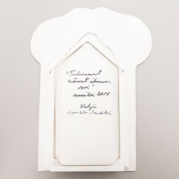 HELJÄ LIUKKO-SUNDSTRÖM, unik lampett, signerad Heljä Liukko-Sundström 2014.